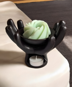 Brûleur de Cire Mains Protectrices