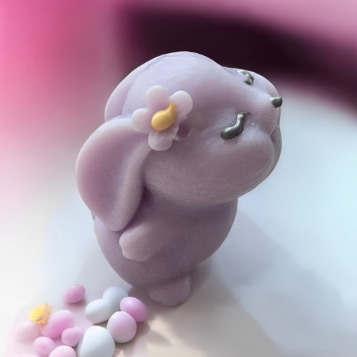 lapin mauve