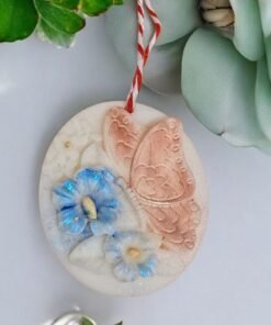 suspension papillon couleur