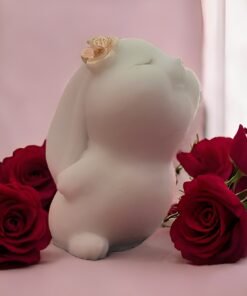 bougie artisanale petit lapin