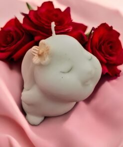 bougie artisanale petit lapin